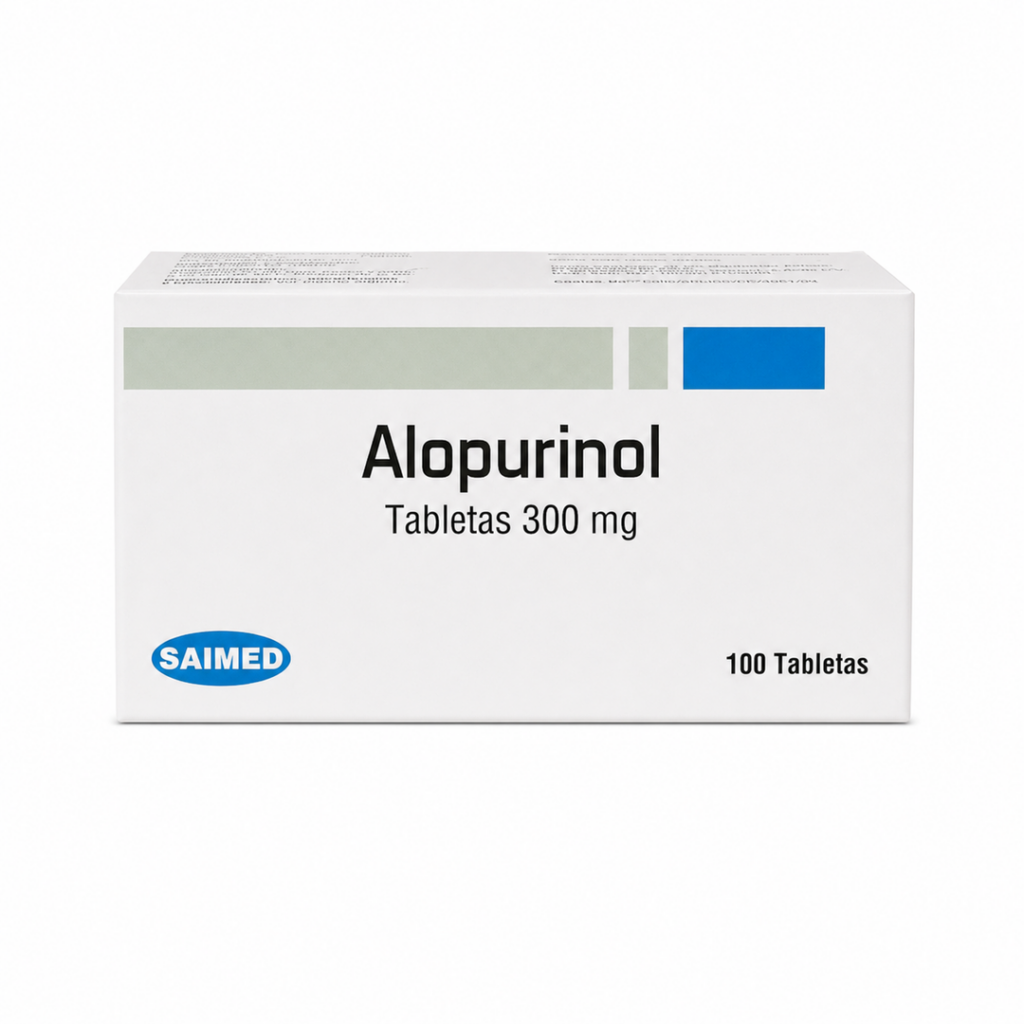 Alopurinol 300 mg - 100 tabletas