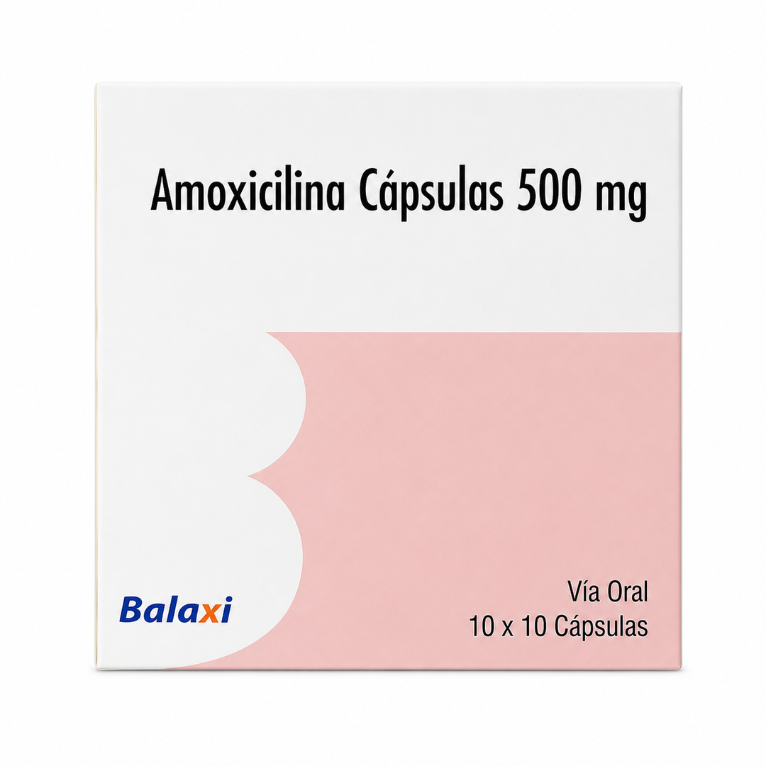 Amoxicilina 500 mg - 100 cápsulas