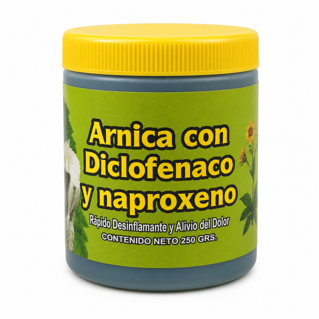 Árnica con Diclofenaco y Naproxeno - 250 g