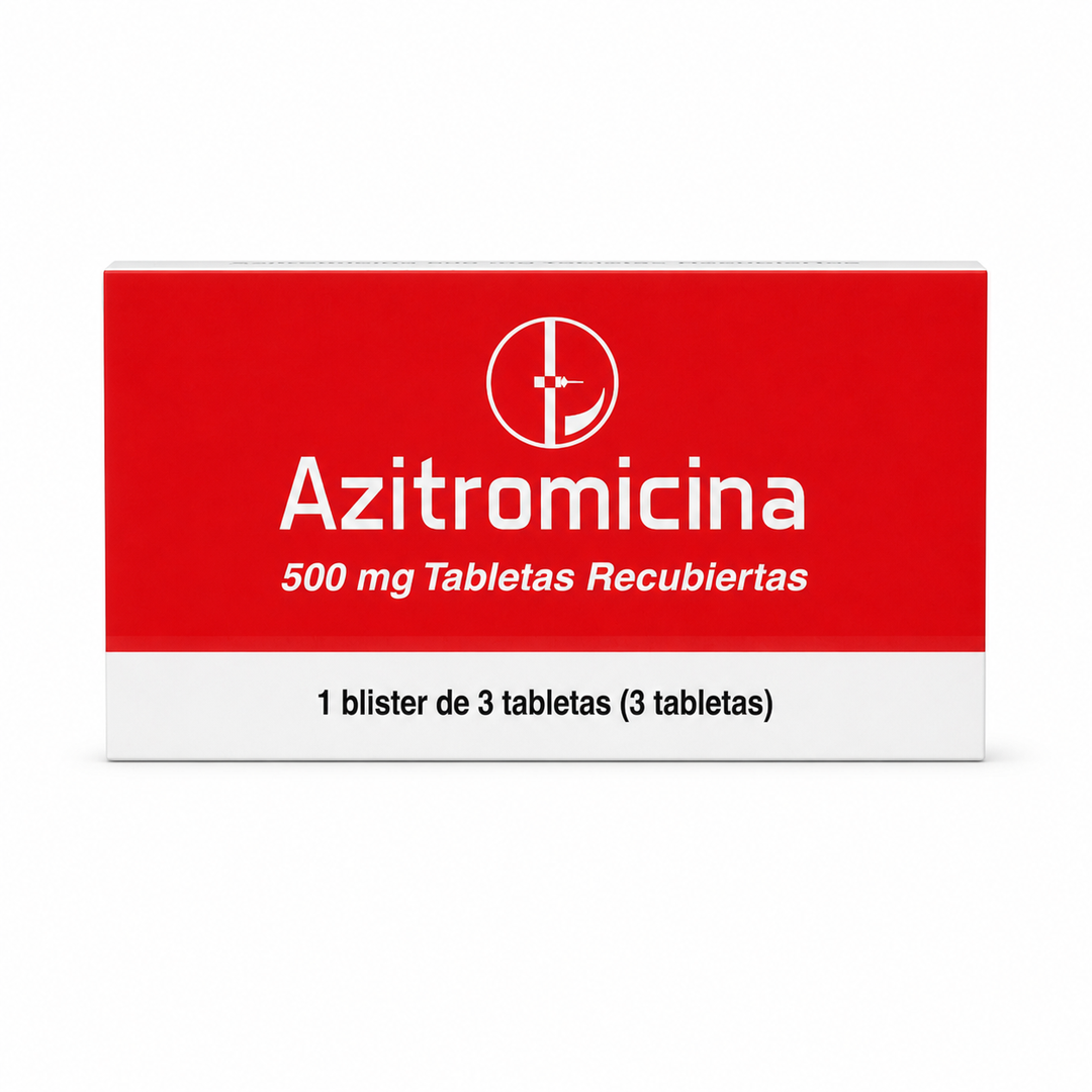 Azitromicina 500 mg - 3 tabletas