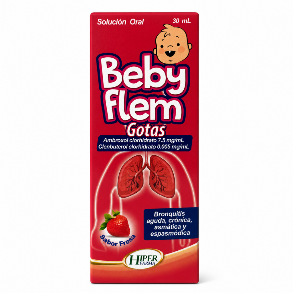 Baby Flem Ambroxol + Clenbuterol - gotas 30 ml
