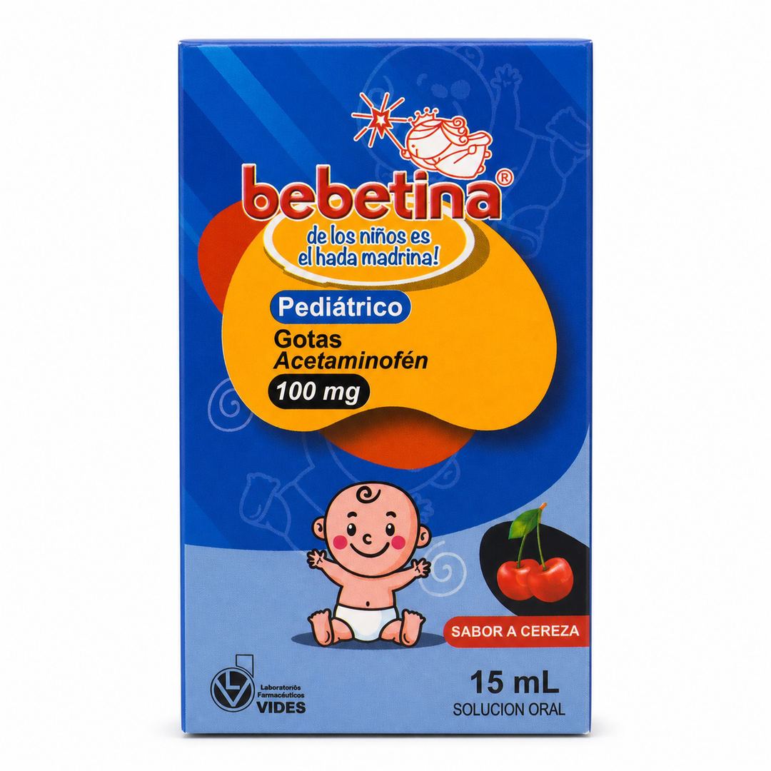 Bebetina Pediátrico Acetaminofén 100 mg - gotas 15 ml