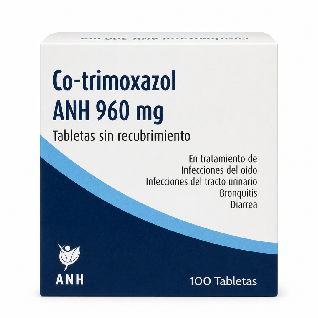 Co-trimoxazol ANH 960 mg - 100 tabletas