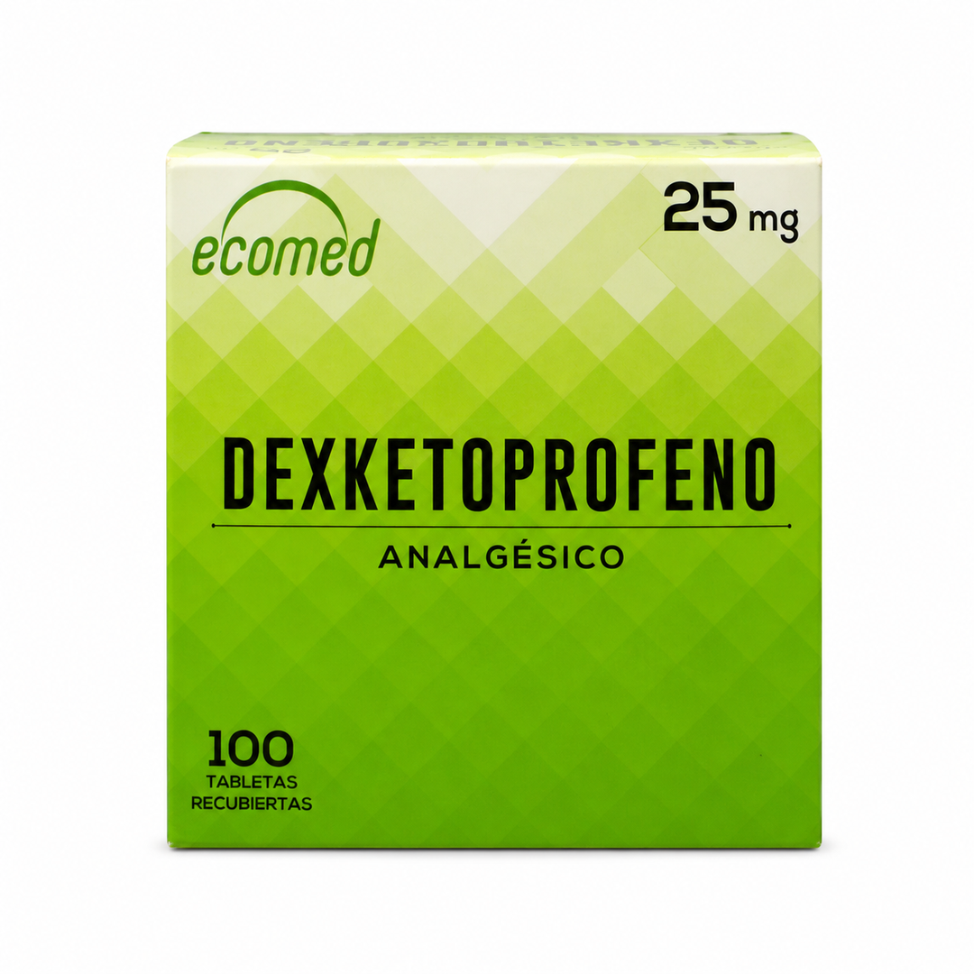 Dexketoprofeno 25 mg - 100 tabletas