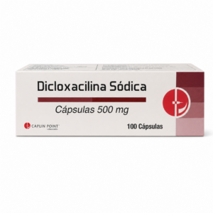 Dicloxacilina Sódica 500 mg - 100 cápsulas