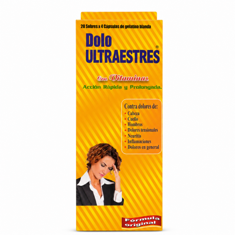 Dolo Ultraestres con vitaminas - 80 cápsulas