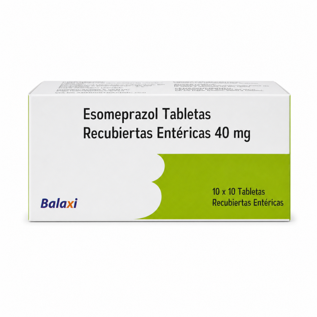 Esomeprazol 40 mg - 100 tabletas entéricas