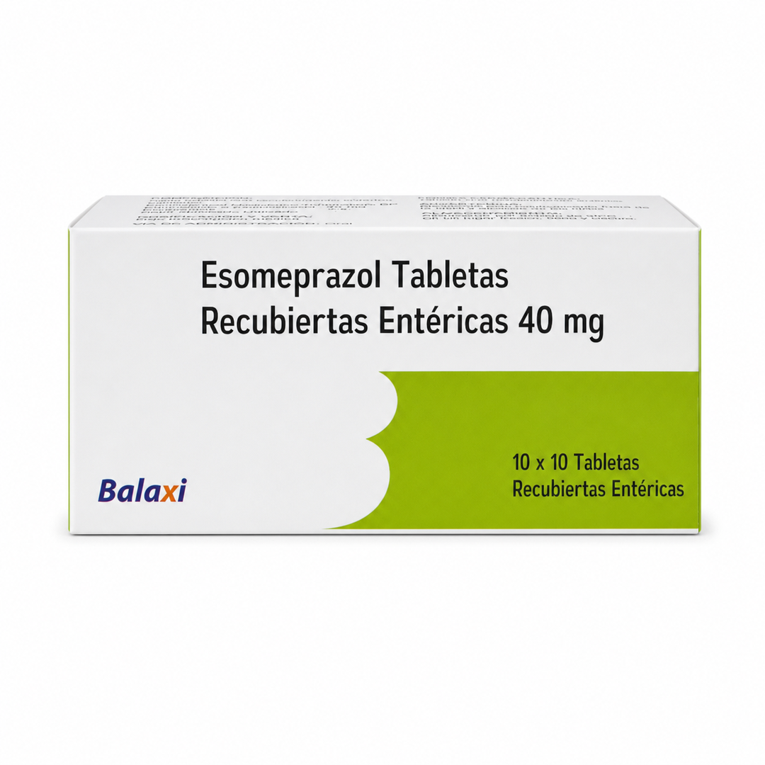 Esomeprazol 40 mg - 100 tabletas entéricas