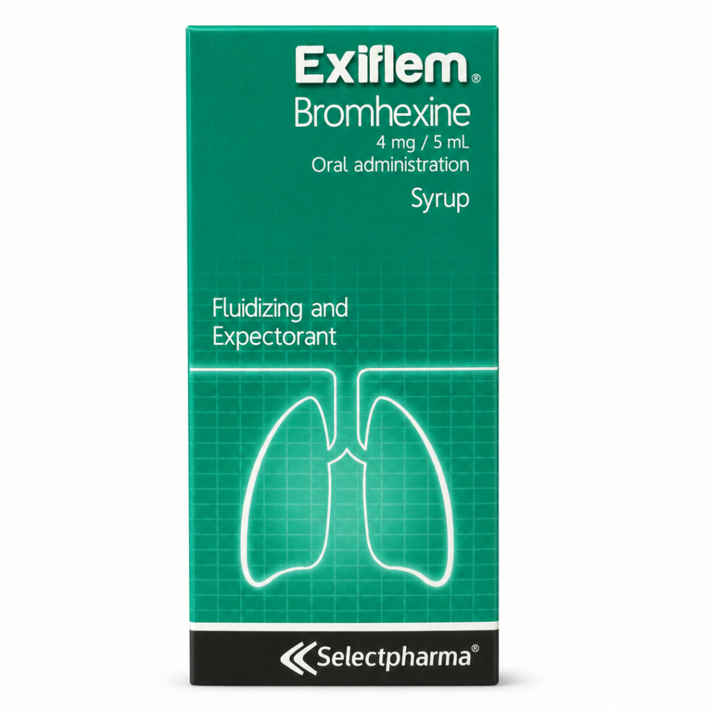 Exiflem Bromhexina 4 mg/5 ml - jarabe