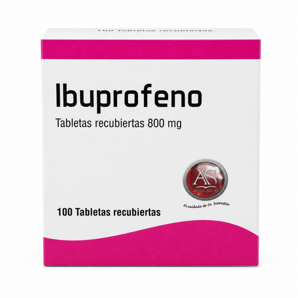 Ibuprofeno 800 mg - 100 tabletas