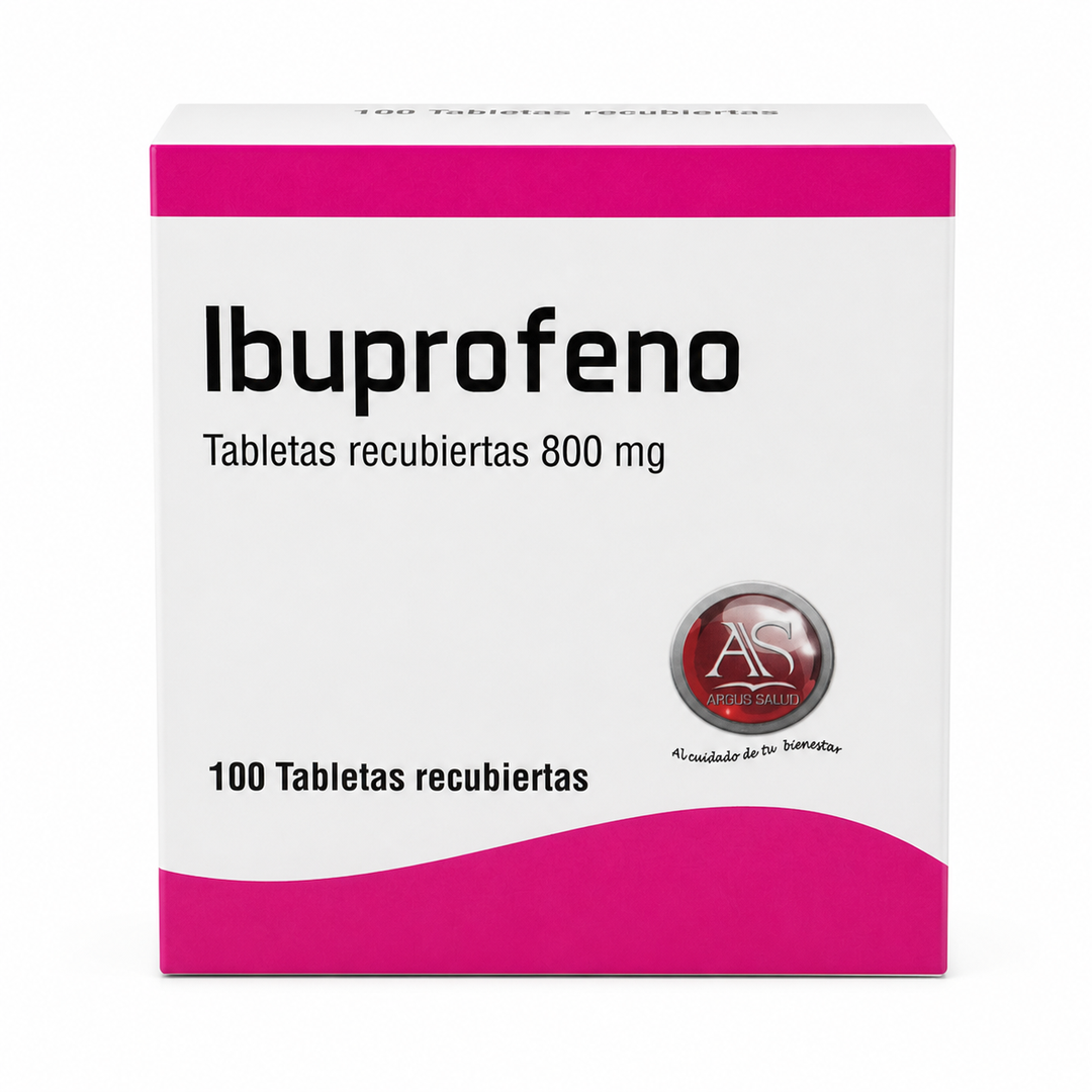 Ibuprofeno 800 mg - 100 tabletas