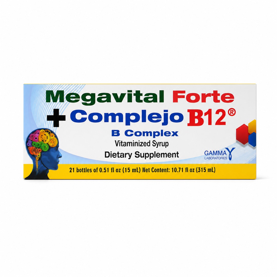 Megavital Forte + Complejo B12 - 21 frascos