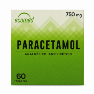 Paracetamol 750 mg - 60 tabletas