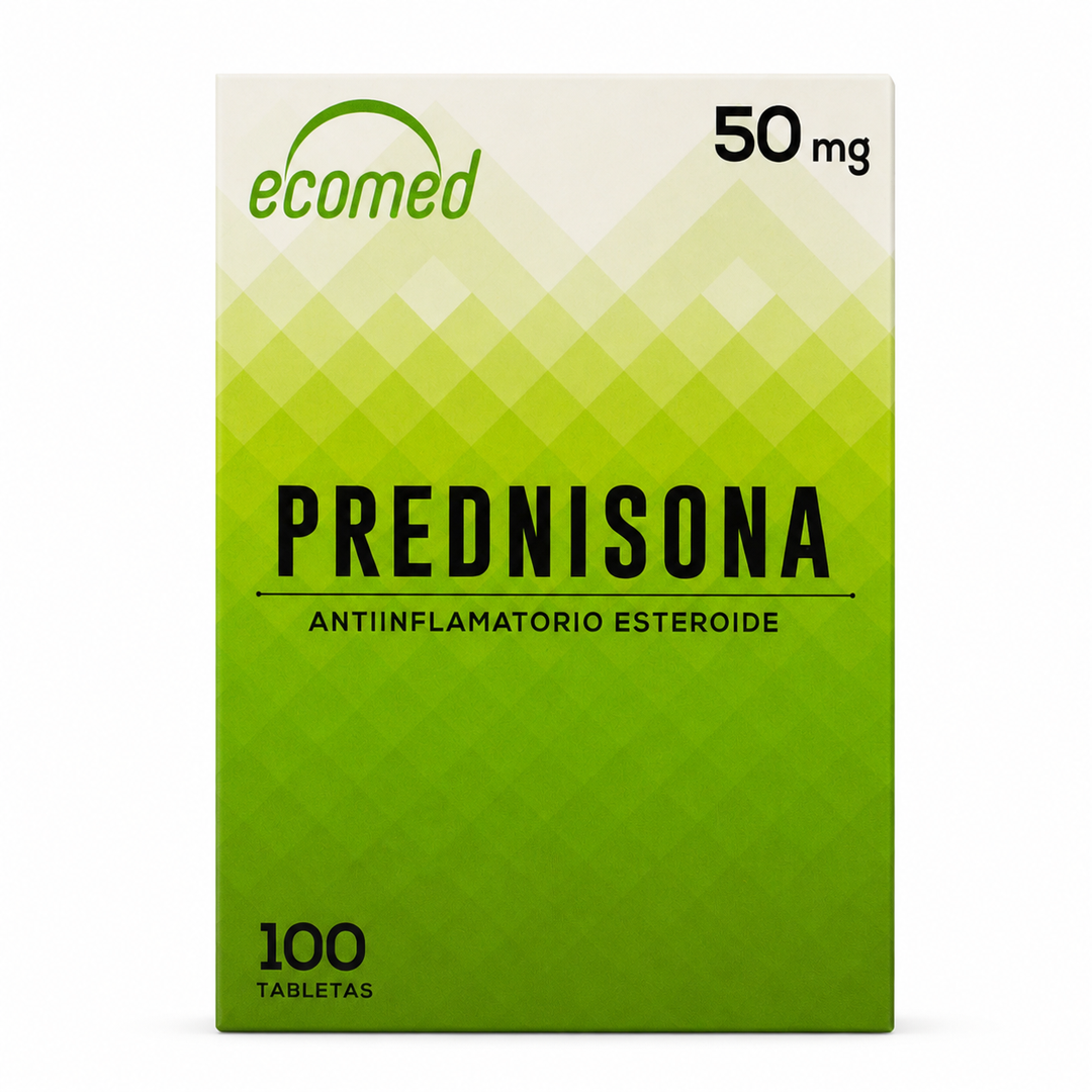 Prednisona 50 mg - 100 tabletas