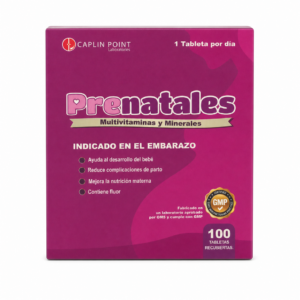 Prenatales Multivitaminas y Minerales - 100 tabletas