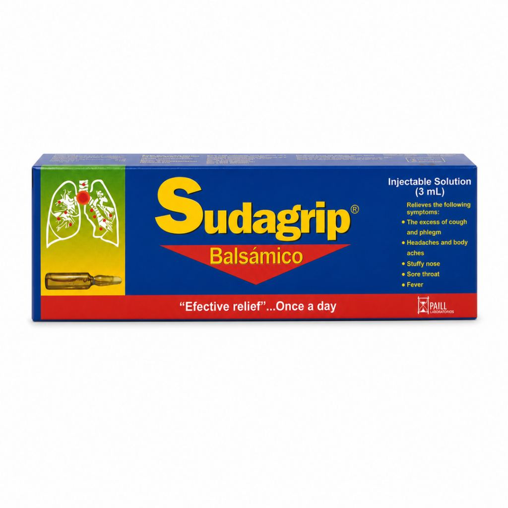 Sudagrip Balsámico - solución inyectable 3 ml